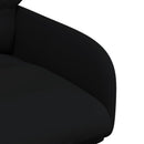 vidaXL Forgós Étkezős Székek 6 db Műbőr Fekete 59 x 59,5 x 90 cm