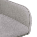 vidaXL Étkező Székek 4 db Bouclé Világosszürke 59 x 57 x 85 cm