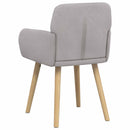vidaXL Étkező Székek 4 db Bouclé Világosszürke 59 x 57 x 85 cm