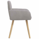 vidaXL Étkező Székek 4 db Bouclé Világosszürke 59 x 57 x 85 cm