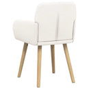 vidaXL Étkező Székek 4 db Bouclé Krémszínű 59 x 57 x 85 cm