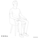 vidaXL Étkező Székek 4 db Bouclé Krémszínű 59 x 57 x 85 cm