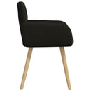 vidaXL Étkező Székek 4 db Bouclé Fekete 59 x 57 x 85 cm