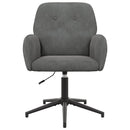 vidaXL Forgós Íróasztali Székek 2 db 54 x 55 x 90 cm Sötétszürke