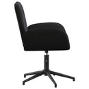 vidaXL Forgós Íróasztali Székek 2 db 54 x 55 x 90 cm Fekete Bársony