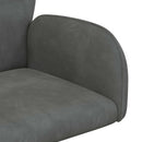 vidaXL Forgós Íróasztali Székek 4 db 54 x 55 x 90 cm Sötétszürke