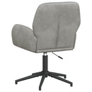 vidaXL Forgós Íróasztali Székek 6 db 54 x 55 x 90 cm Világosszürke