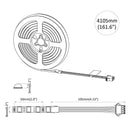 vidaXL LED szalag 2 pcs Fekete és Átlátszó 4000 mm Réz és műanyag