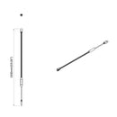 vidaXL LED szalag 2 pcs Fekete és Átlátszó 4700 mm Réz és műanyag