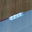 vidaXL LED szalag 2 pcs Fekete és Fehér 1745 mm Réz és műanyag