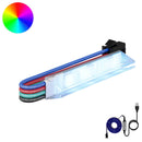 vidaXL LED szalag 12 pcs Fekete és Fehér 1745 mm Réz és műanyag