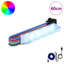vidaXL LED szalag 12 pcs Fekete és Fehér 1745 mm Réz és műanyag