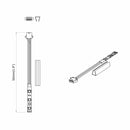 vidaXL LED szalag 2 pcs Fekete és Többszínű 1745 mm Réz és műanyag