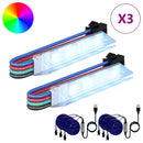 vidaXL LED szalag 2 pcs Fekete és Többszínű 1745 mm Réz és műanyag