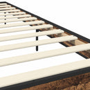 vidaXL Ágykeret Antik Fa 80 x 200 cm Szerelt Fa