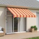 vidaXL Kézi Retraktálható Napernyő Sokszínű 300 x 115 x 300 cm