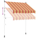 vidaXL Kézi Retraktálható Napernyő Sokszínű 300 x 115 x 300 cm