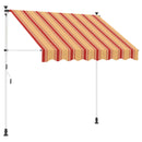 vidaXL Kézi Retraktálható Napernyő Sokszínű 400 x 115 x 300 cm