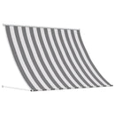 vidaXL Napernyő Antracit és Fehér 150 x 150 cm