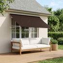 vidaXL Napernyő Barna 100 x 150 cm 180 g / m² Poliészter PU bevonattal