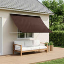 vidaXL Napernyő Barna 150 x 150 cm 180 g / m² Poliészter PU bevonattal
