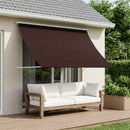 vidaXL Napernyő Barna 400 x 150 cm 180 g / m² Poliészter PU bevonattal