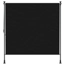 vidaXL Kültéri Rolós Árnyék Fekete 120 x 270 cm