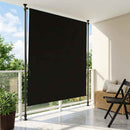 vidaXL Kültéri Rolós Árnyék Fekete 200 x 270 cm