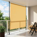 vidaXL Kültéri Rolós Árnyék Homokszín 100 x 270 cm