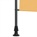 vidaXL Kültéri Rolós Árnyék Homokszín 150 x 270 cm