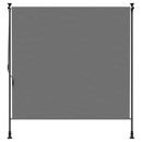 vidaXL Kültéri Rolós Árnyék Világosszürke 200 x 270 cm