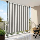 vidaXL Kültéri Rolós Árnyék Antracit és Fehér 100 x 270 cm