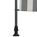 vidaXL Kültéri Rolós Árnyék Antracit és Fehér 120 x 270 cm