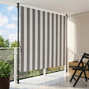 vidaXL Kültéri Rolós Árnyék Antracit és Fehér 120 x 270 cm