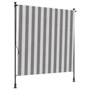 vidaXL Kültéri Rolós Árnyék Antracit és Fehér 120 x 270 cm