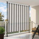vidaXL Kültéri Rolós Árnyék Antracit és Fehér 150 x 270 cm