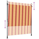 vidaXL Kültéri Rolós Árnyék Sokszínű 100 x 270 cm