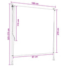 vidaXL Kültéri Rolós Árnyék Sokszínű 100 x 270 cm