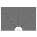 vidaXL Erkély adatvédelmi képernyő 200 x 400 cm Poliészter