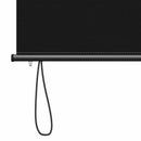 vidaXL Roletta Fekete 60 x 250 cm Szövet és Alumínium