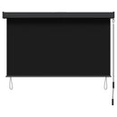 vidaXL Roletta Fekete 60 x 250 cm Szövet és Alumínium