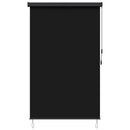 vidaXL Roletta Fekete 60 x 250 cm Szövet és Alumínium