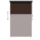 vidaXL Roletta Barna 140 x 250 cm Szövet és Alumínium