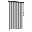 vidaXL Roletta Antracit és Fehér 140 x 250 cm Szövet és Alumínium