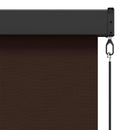 vidaXL Roletta Barna 180 x 250 cm Szövet és Alumínium