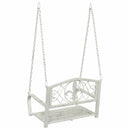 vidaXL Hinta Pad Acél 71,5 x 59 x 55 cm Antik fehér