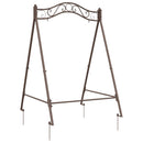 vidaXL Hinta Keret Antik Barna 113 x 121,5 x 168 cm Acél