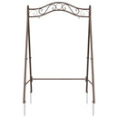 vidaXL Hinta Keret Antik Barna 113 x 121,5 x 168 cm Acél