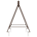 vidaXL Hinta Keret Antik Barna 113 x 121,5 x 168 cm Acél