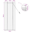 vidaXL Roletta Természetes 60 x 160 cm Nád